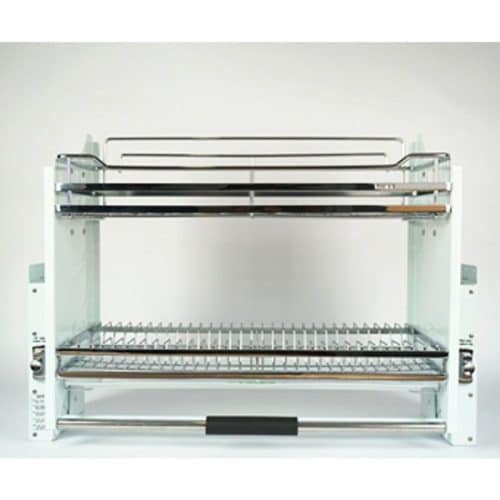 Ảnh thực tế giá bát đĩa nâng hạ Hafele 504.75.026 cho tủ rộng 900mm