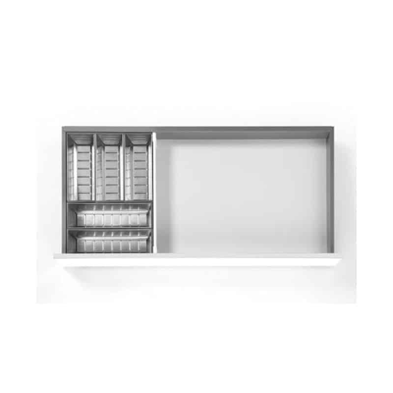 Bộ khay chia ngăn kéo bằng inox Hafele 552.52.893 Bộ khay chia ngăn kéo bằng inox Hafele 552.52.893