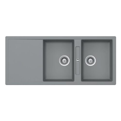 Chậu rửa bát đá Hafele HS20-GKD2S80 570.33.530 màu xám