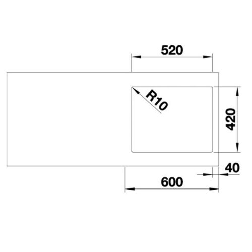 thông số kỹ thuật của Chậu rửa chén bát Hafele Blanco - Quatrus R15 500-IU 570.27.150