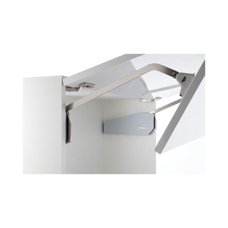 Bộ tay nâng FREE FOLD SHORT Hafele 493.05.736, xám Bộ tay nâng FREE FOLD SHORT Hafele 493.05.736, xám
