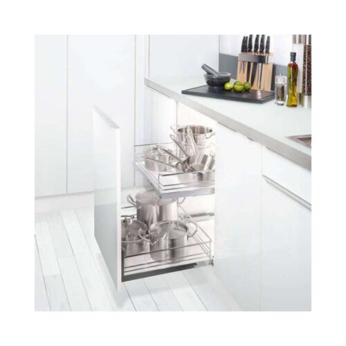 Bộ rổ kéo ARENA gắn cánh Hafele 540.24.507 cho tủ rộng 600mm