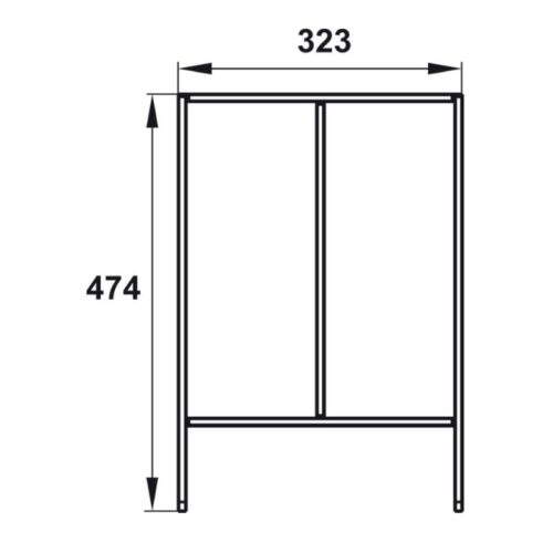Bộ khay chia ngăn kéo Hafele 552.52.803 4 Kích thước bộ khay chia ngăn kéo Hafele 552.52.803