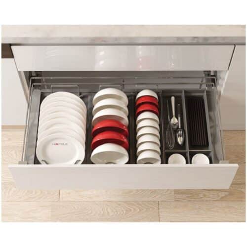 Ảnh thực tế bộ rổ bát đĩa Hafele Kason Flex 549.08.888 900mm